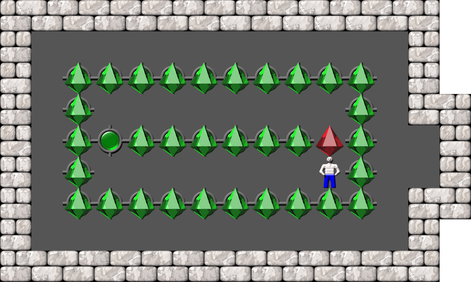 Sokoban Mass Remodel level 2000